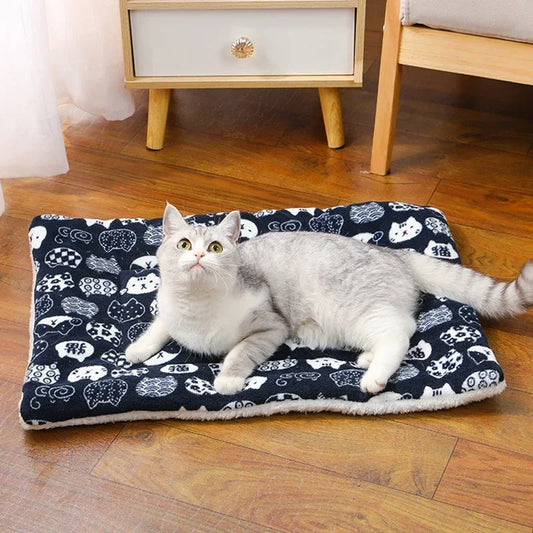 Thickened Cat Mat Breathable Flannel Sleeping Pad For Pets