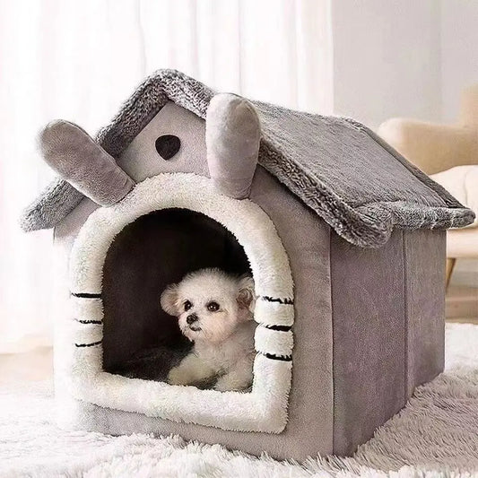 Choice Indoor Warm Dog House And Cat Bed Tent With Washable Cushion