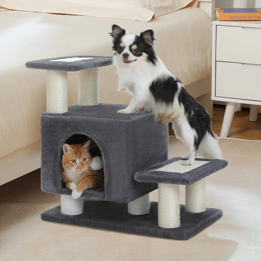 PAWZ Road Three Level Stable Pet Stairs For Indoor Cats