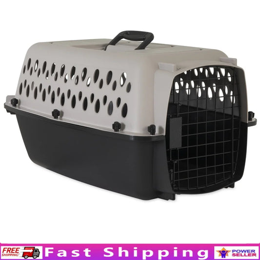 XMSJ Portable Pet Kennel Dog Crate Travel Carrier Easy Assembly